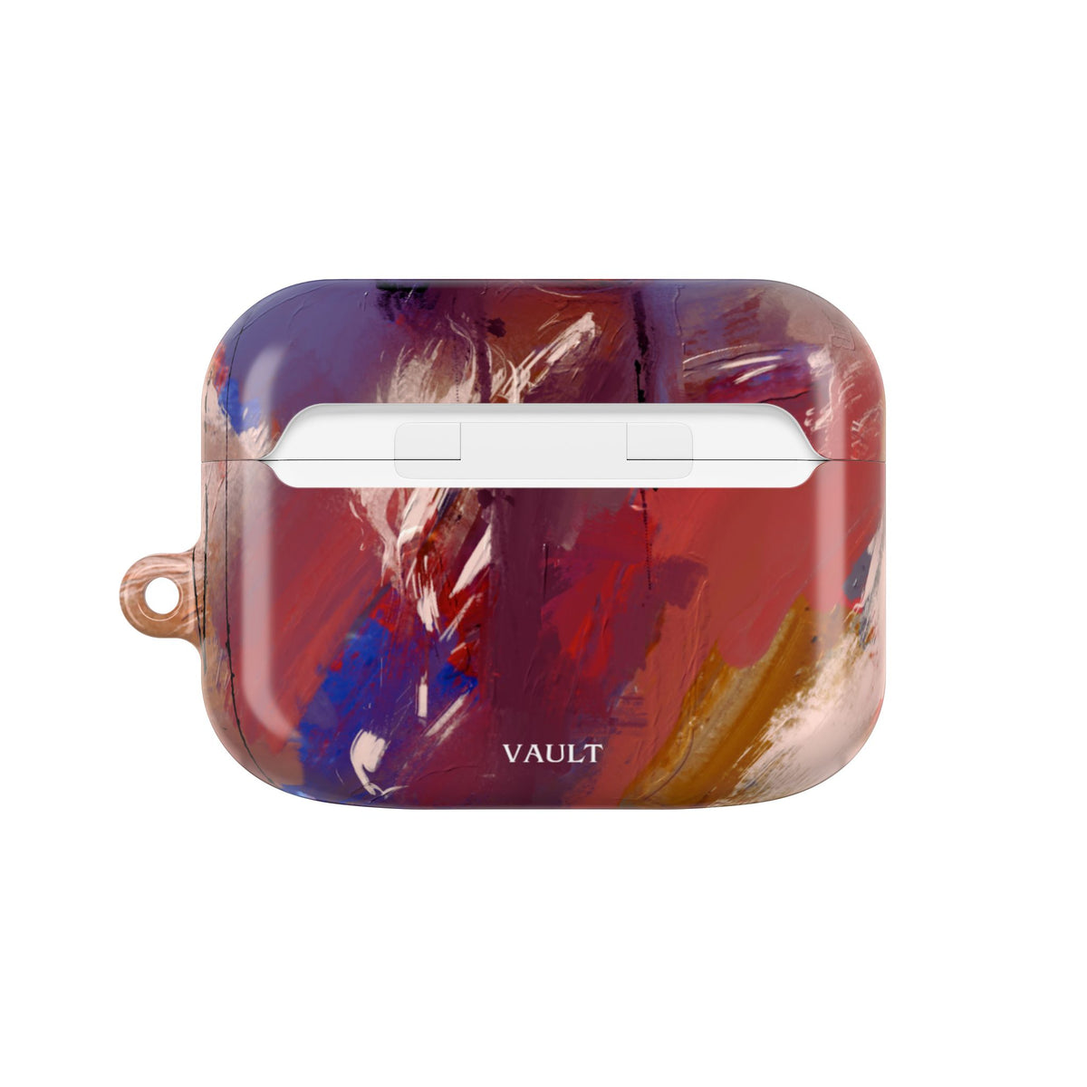 Abstract Paint Splash AirPod Case — Colorful Artistic Protective Cover