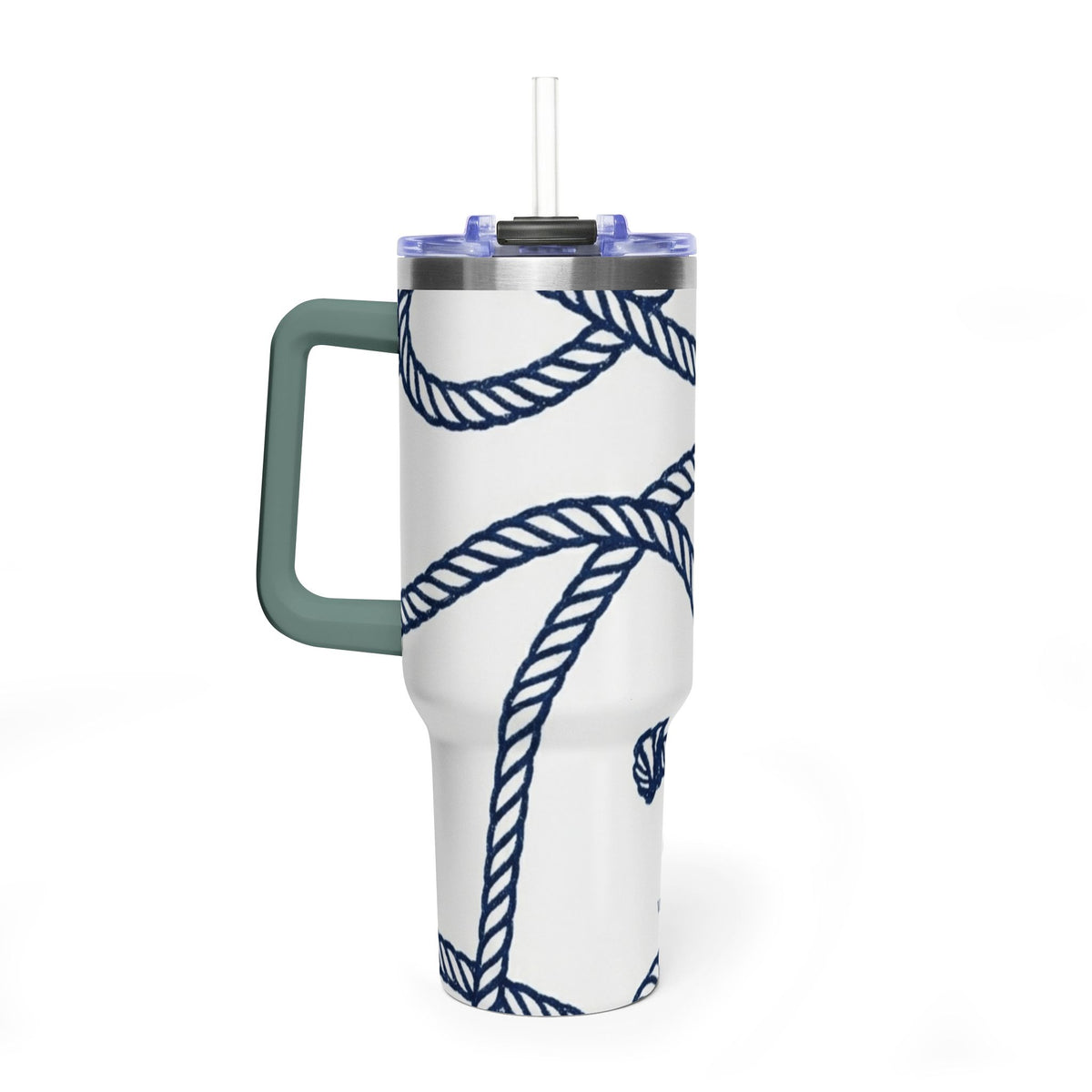 Nautical Rope 40oz Vacuum Tumbler