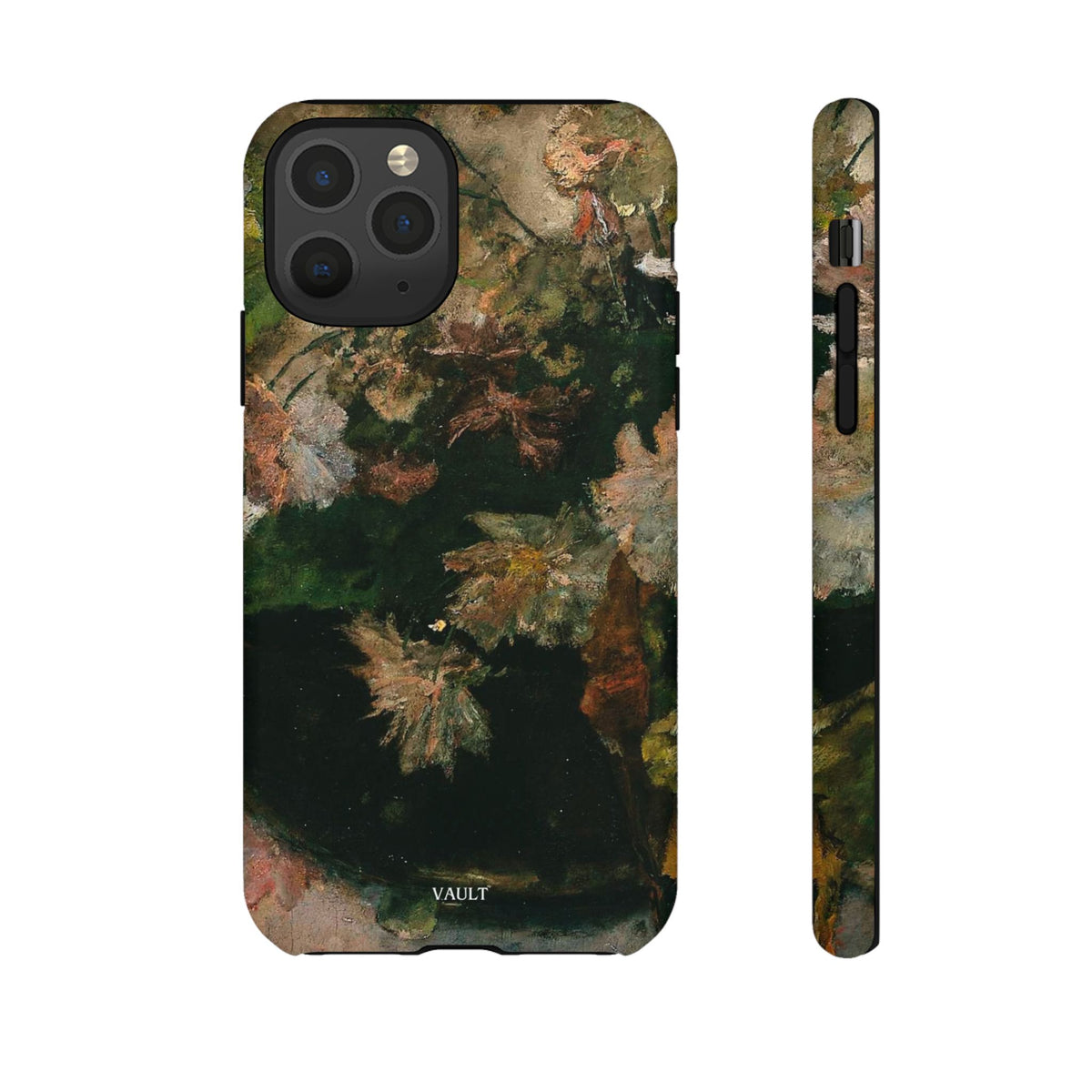 Floral Painterly Tough Phone Case — Vintage Autumn Leaves Phone Cover