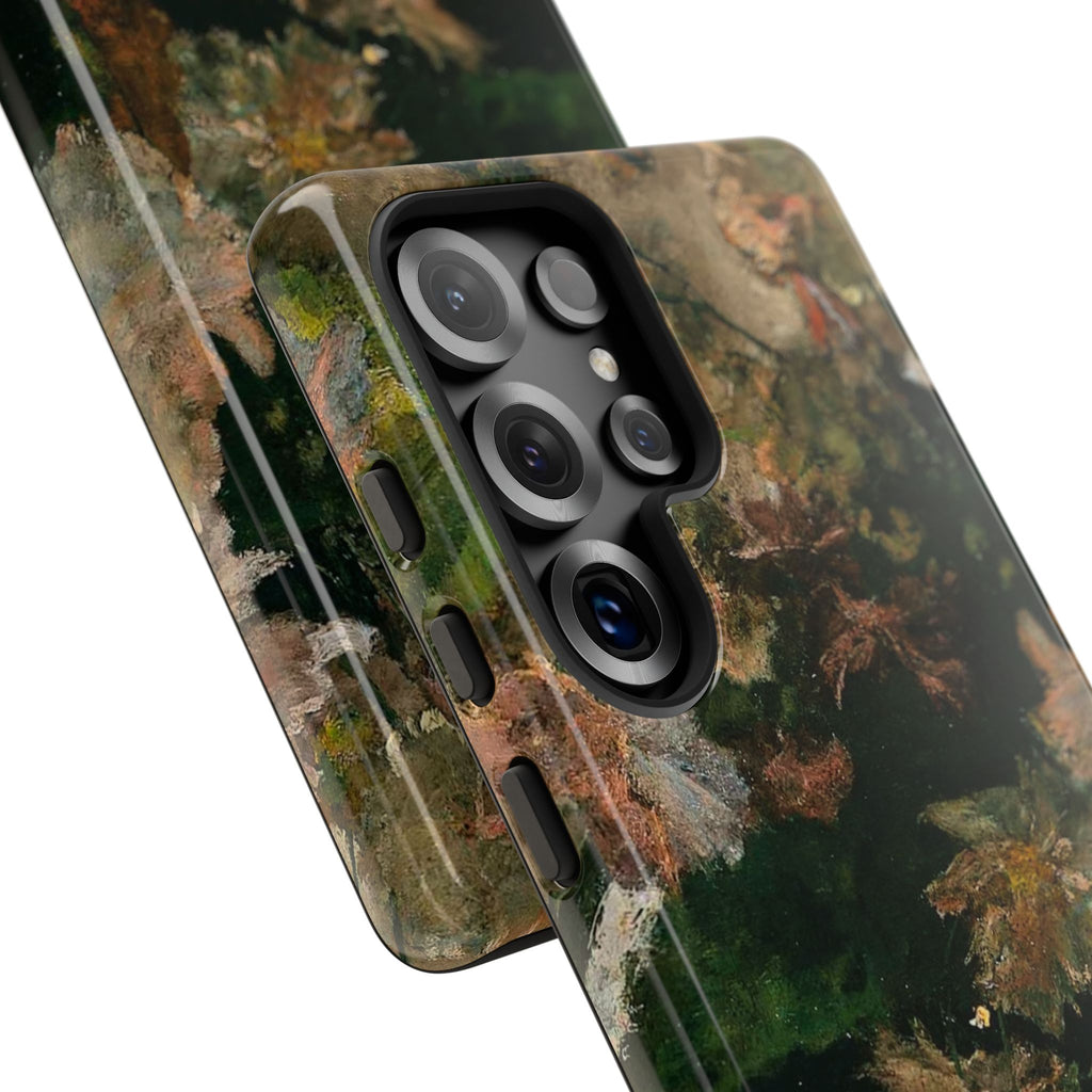 Floral Painterly Tough Phone Case — Vintage Autumn Leaves Phone Cover