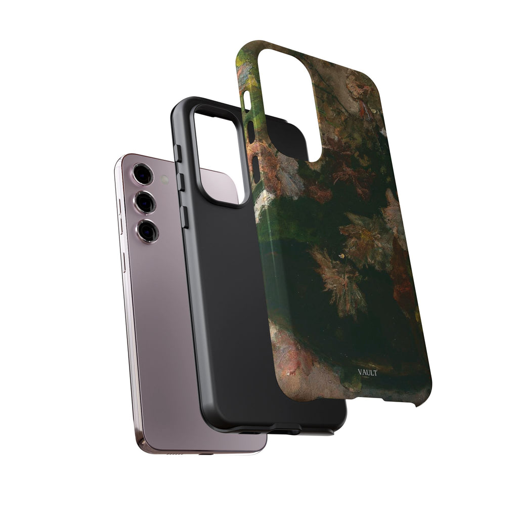 Floral Painterly Tough Phone Case — Vintage Autumn Leaves Phone Cover