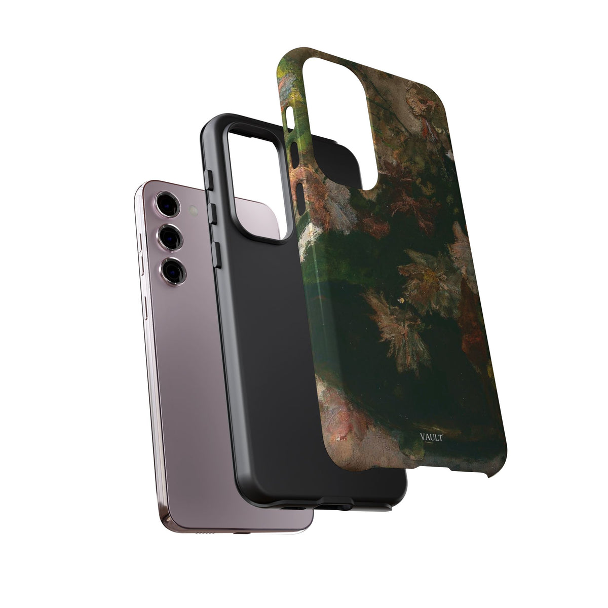 Floral Painterly Tough Phone Case — Vintage Autumn Leaves Phone Cover