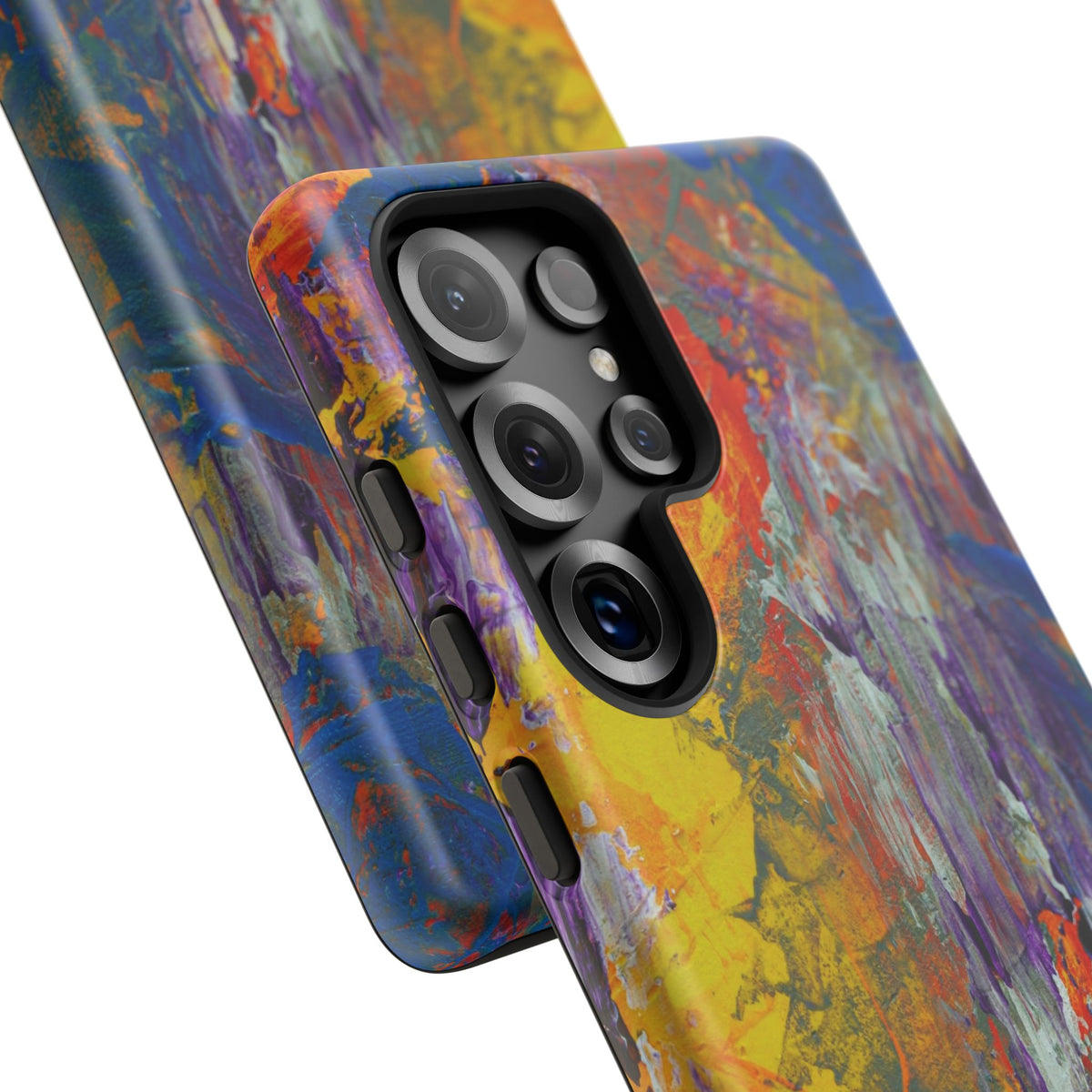 Abstract Color Splash Phone Case — Vibrant Artistic Protective Cover