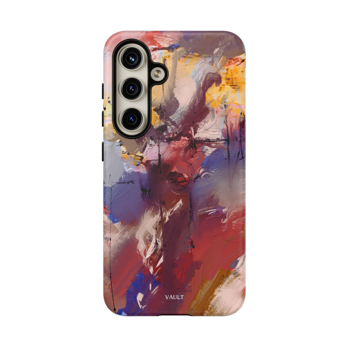 Abstract Brushstroke Tough Phone Case — Colorful Protective iPhone Cover