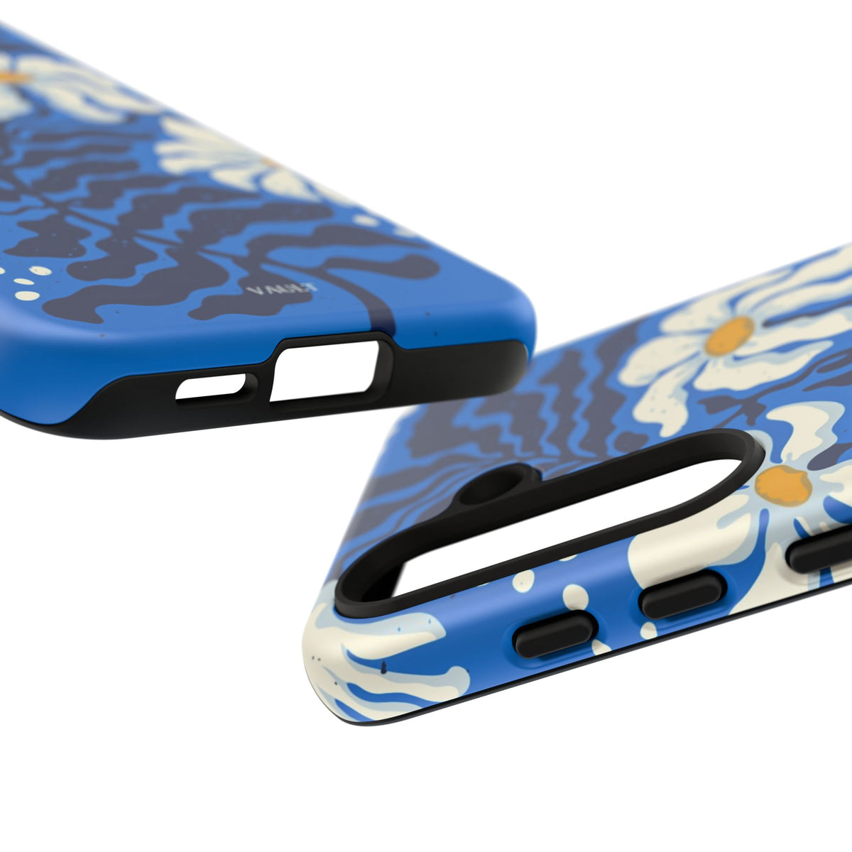 Blue Daisy Tough Phone Case — Floral Protective Phone Cover
