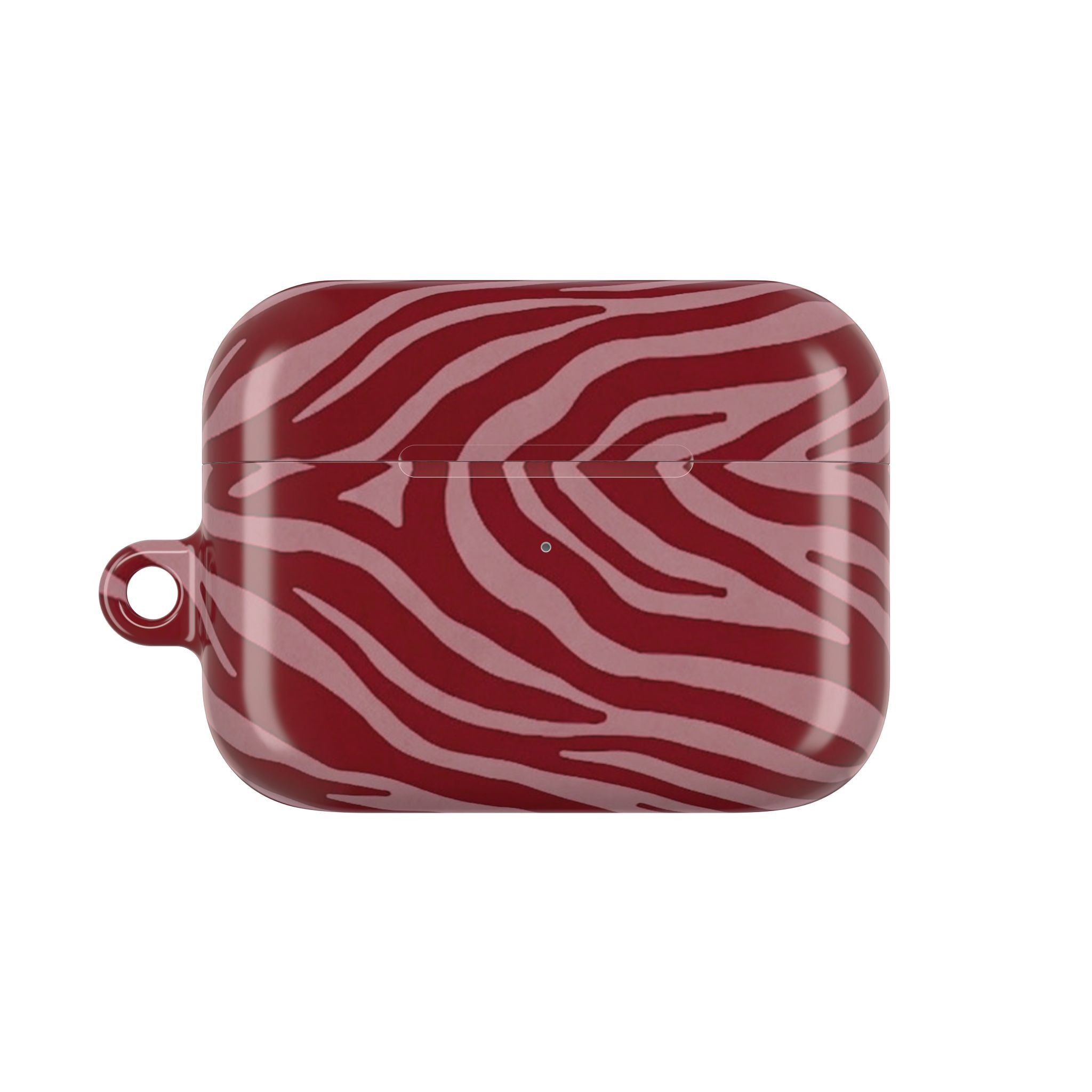 Red Zebra Print AirPod Case – Stylish Protective Charging Case Cover