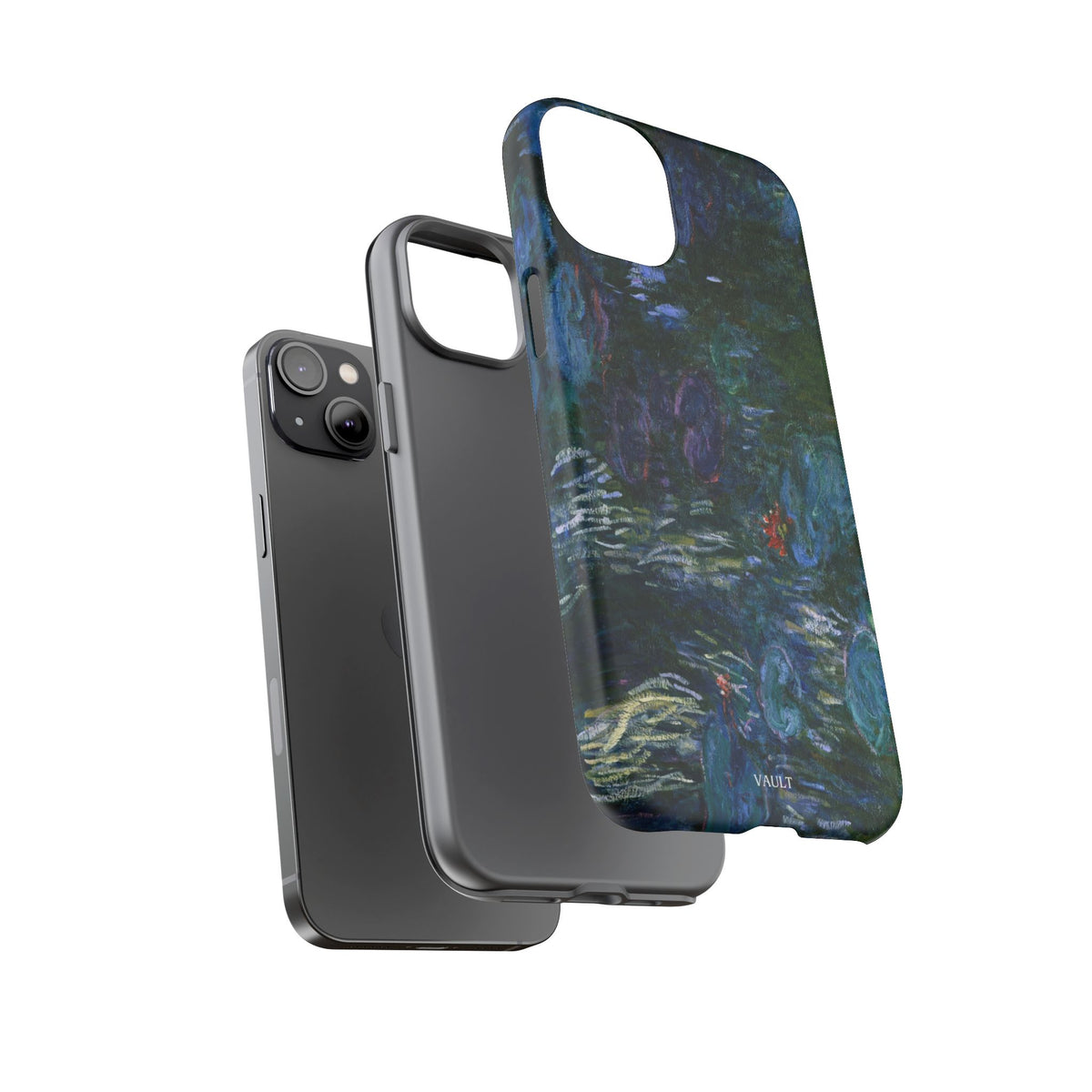 Water Lilies Tough Phone Case — Impressionist Art Protective Cover