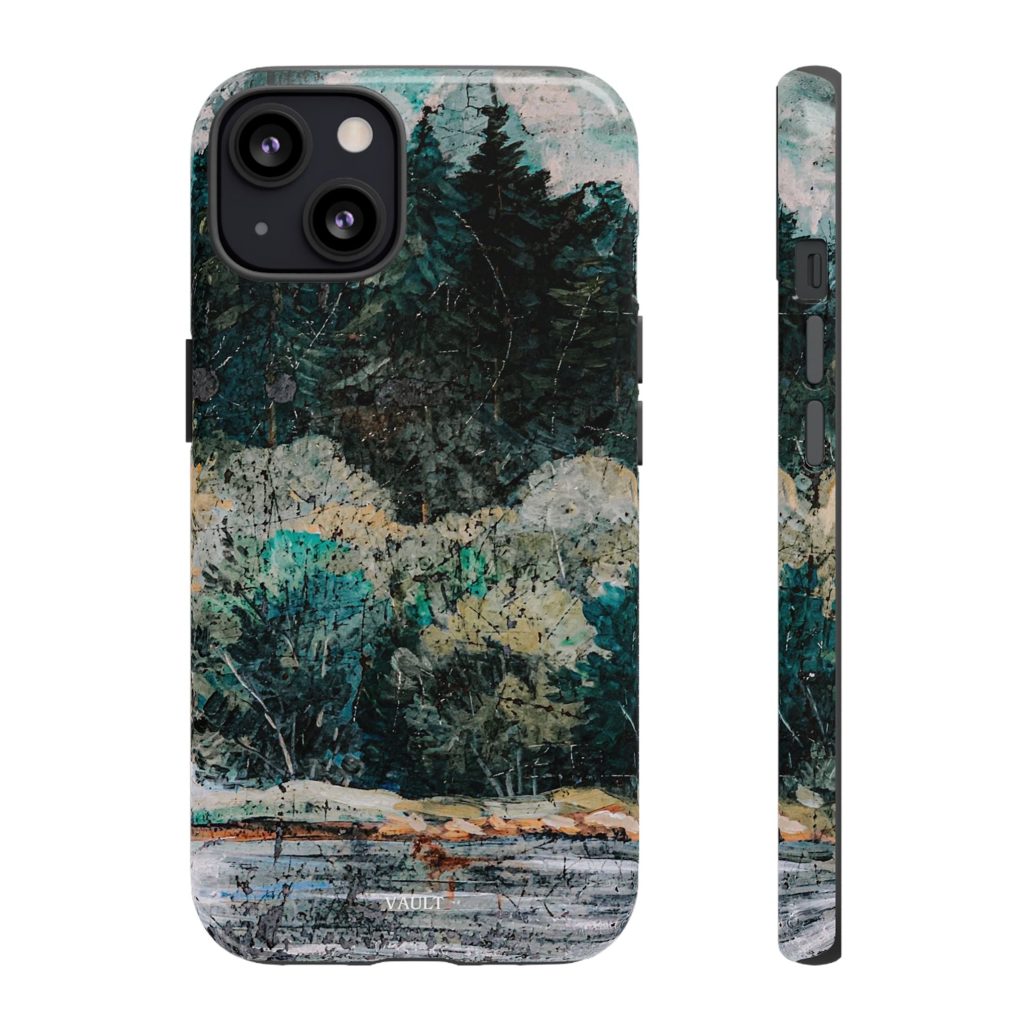 Phone Case - Moody Forest Landscape Protective Tough Case