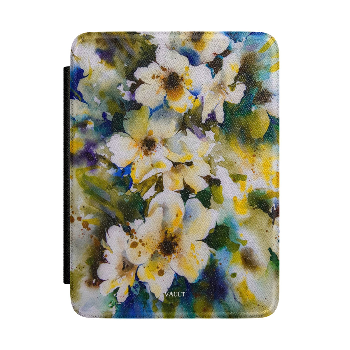 Kindle Case — Watercolor White Blossom Floral E-Reader Cover