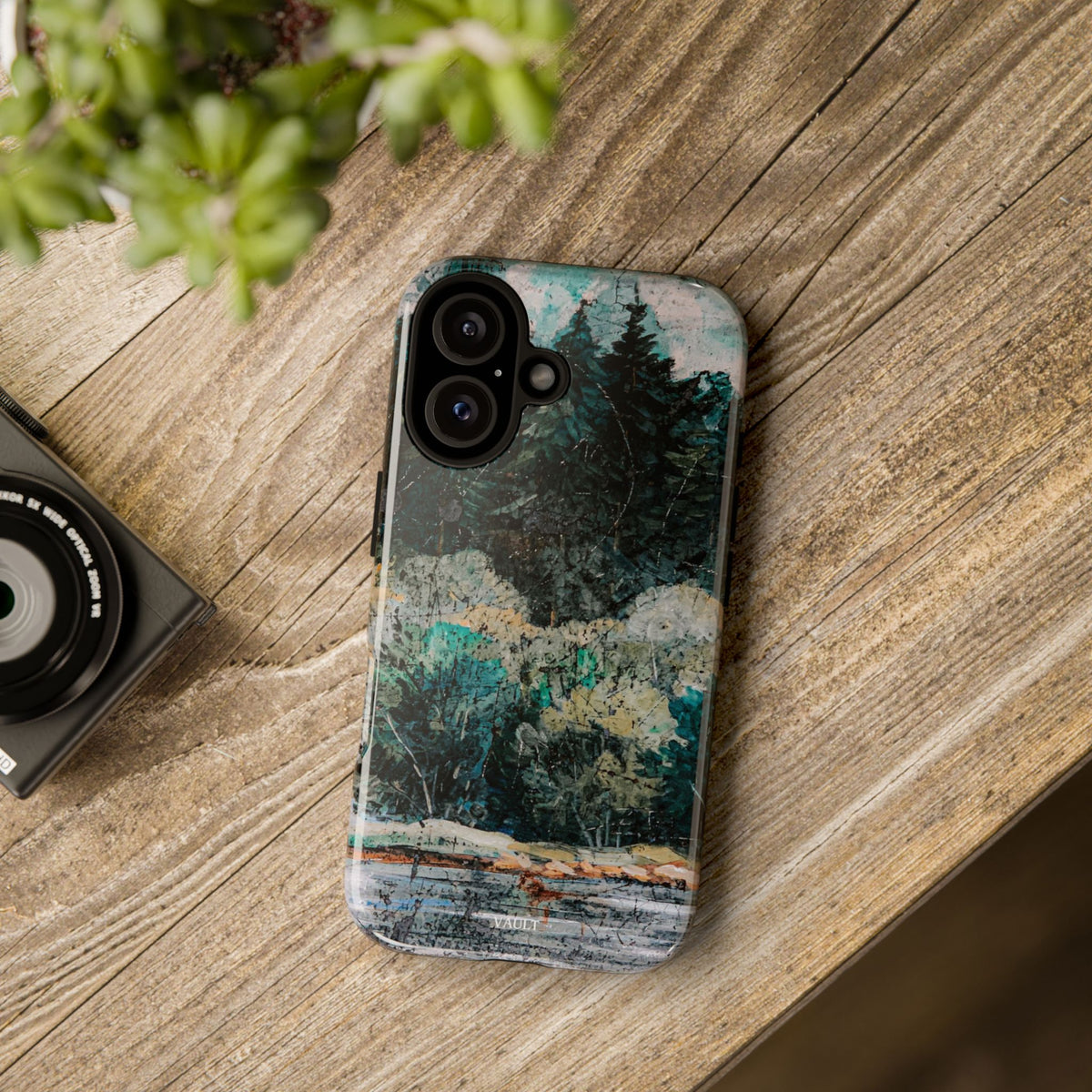 Phone Case - Moody Forest Landscape Protective Tough Case