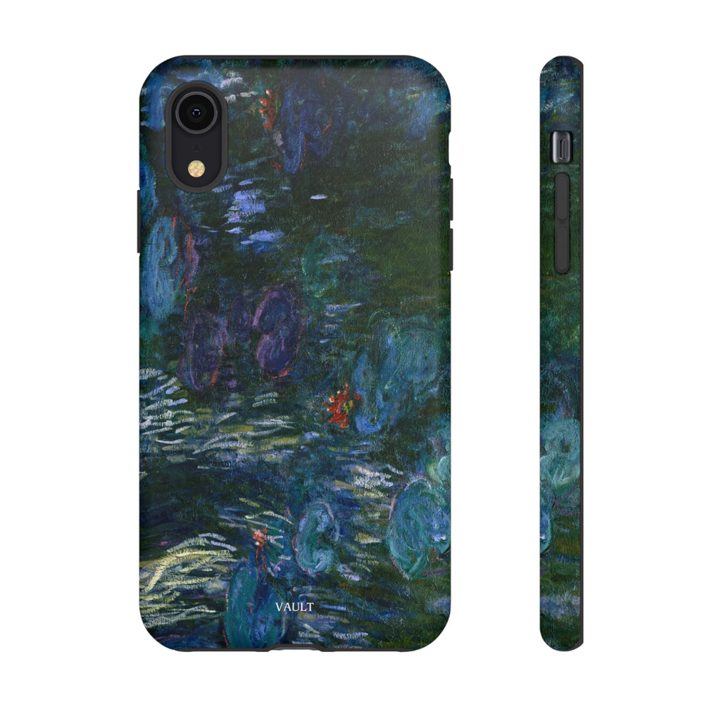 Water Lilies Tough Phone Case — Impressionist Art Protective Cover
