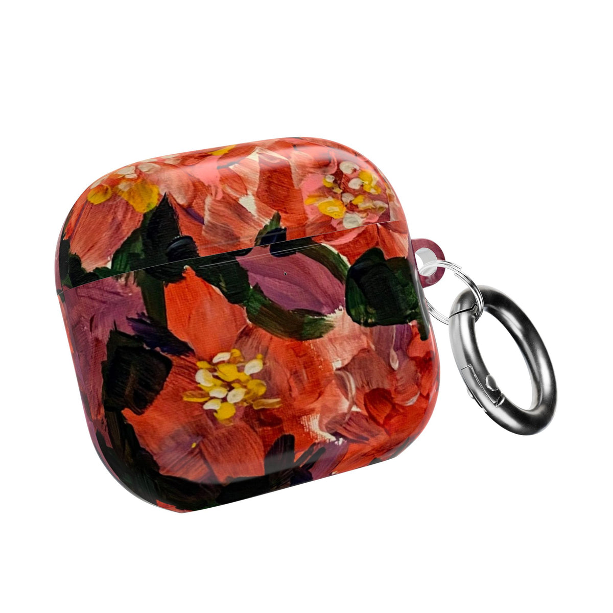 Floral Red Bloom AirPod Case