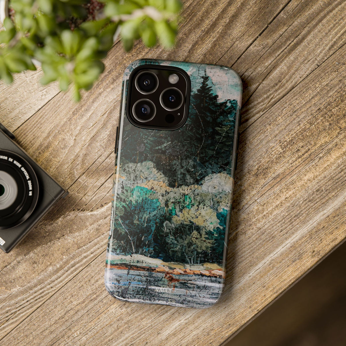 Phone Case - Moody Forest Landscape Protective Tough Case