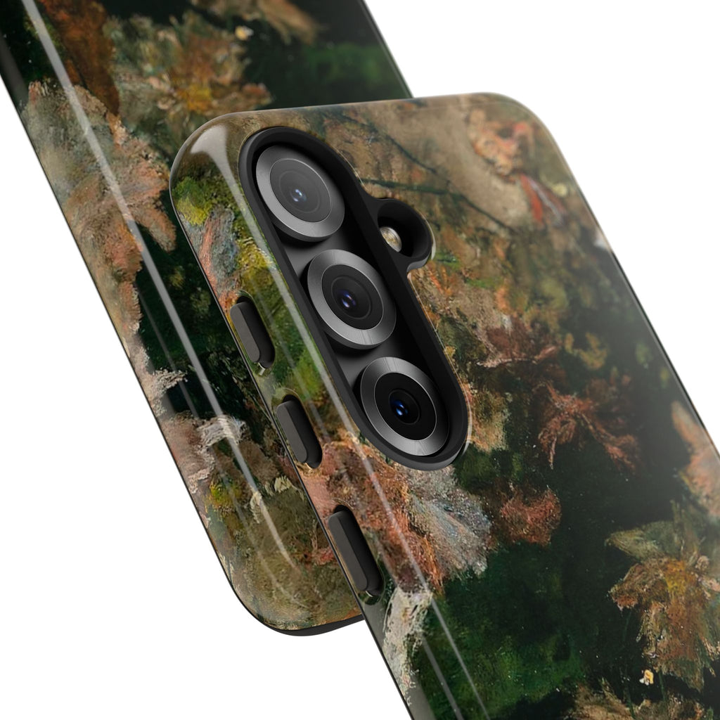 Floral Painterly Tough Phone Case — Vintage Autumn Leaves Phone Cover