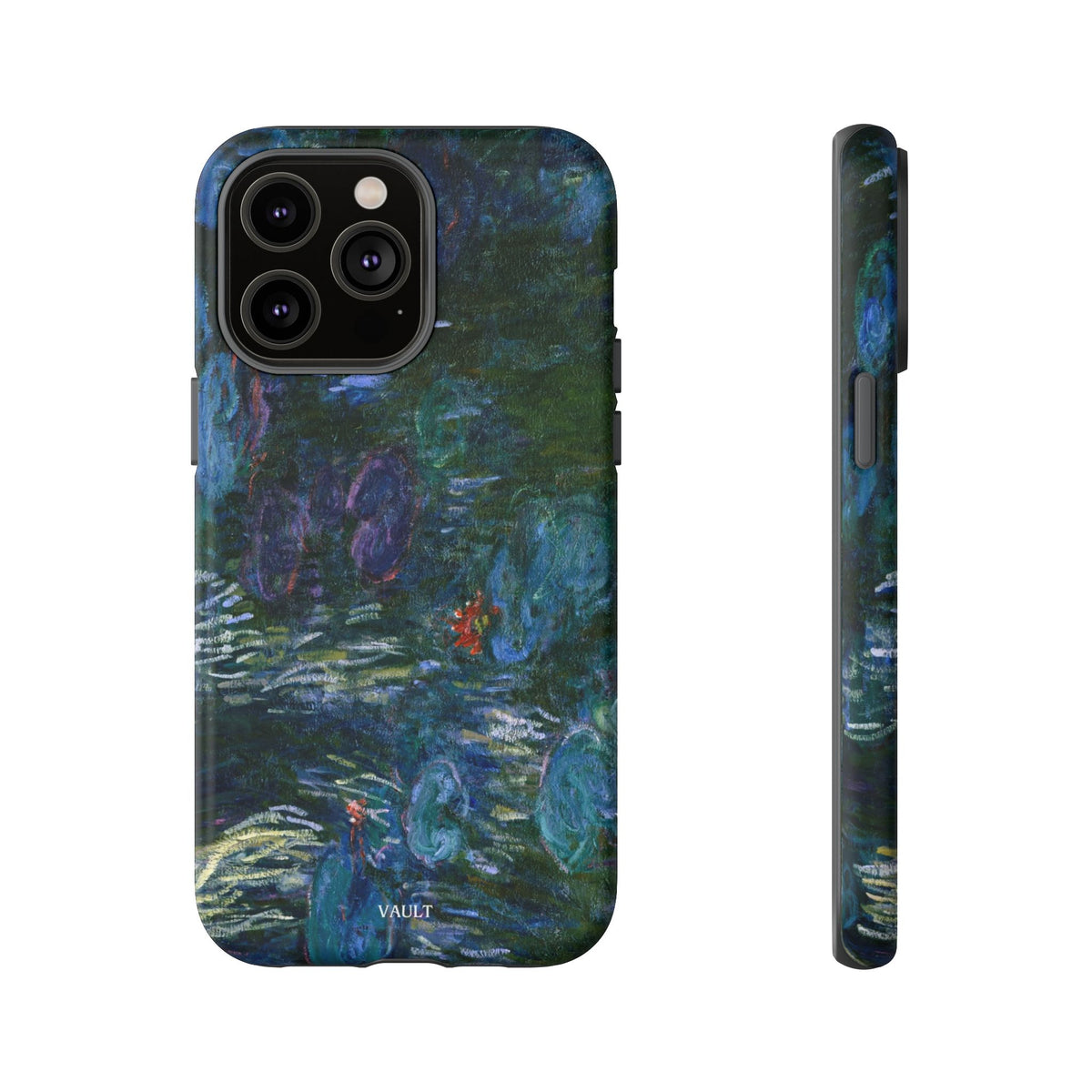 Water Lilies Tough Phone Case — Impressionist Art Protective Cover