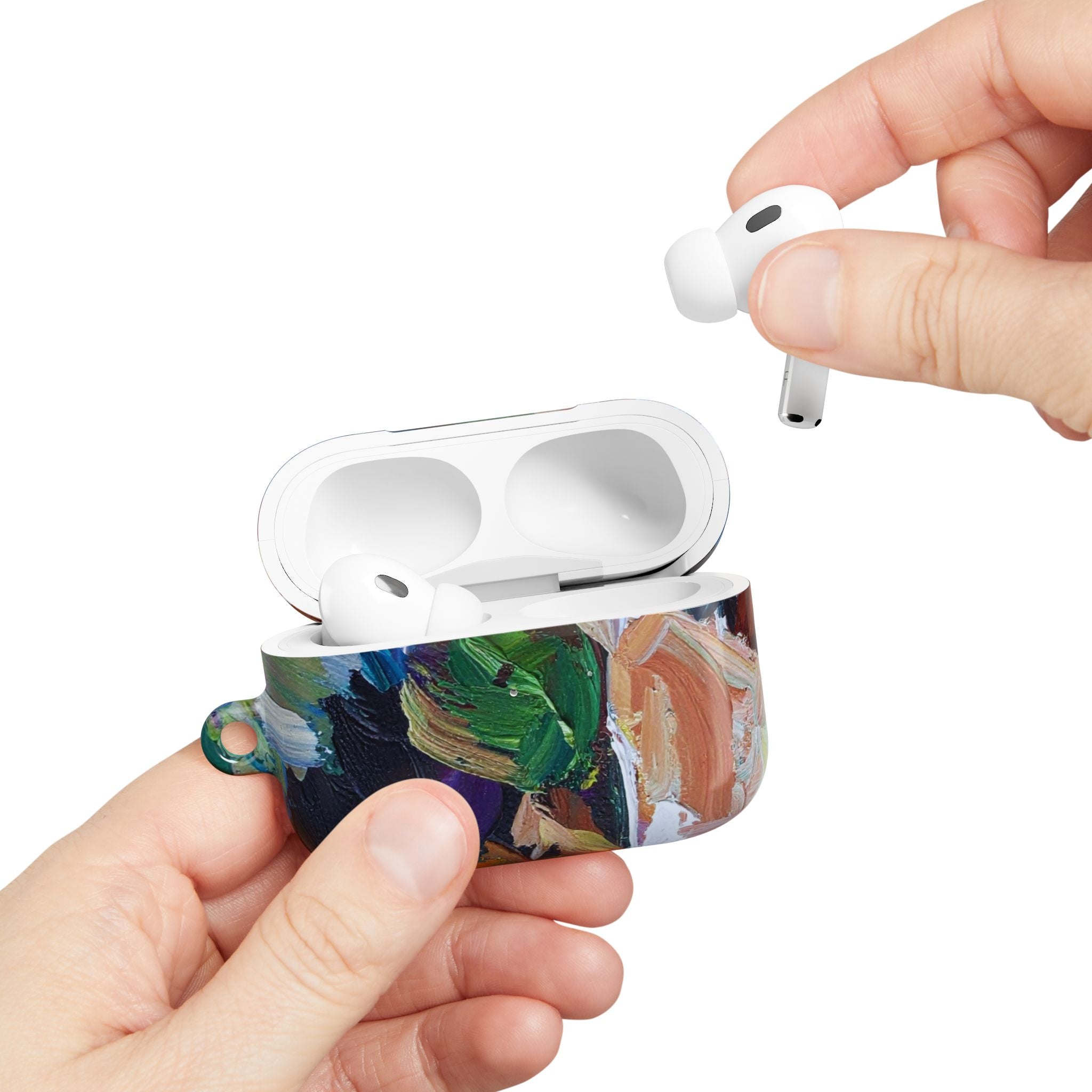 Abstract Brushstroke AirPod Cases