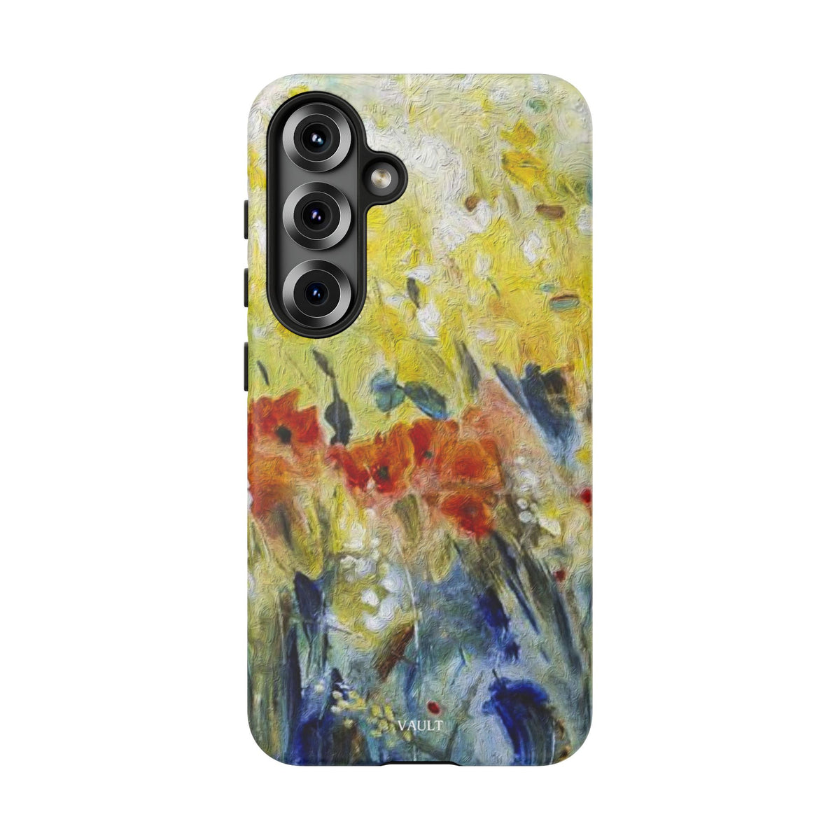 Floral Watercolor Phone Case — Yellow Garden Tough Cases