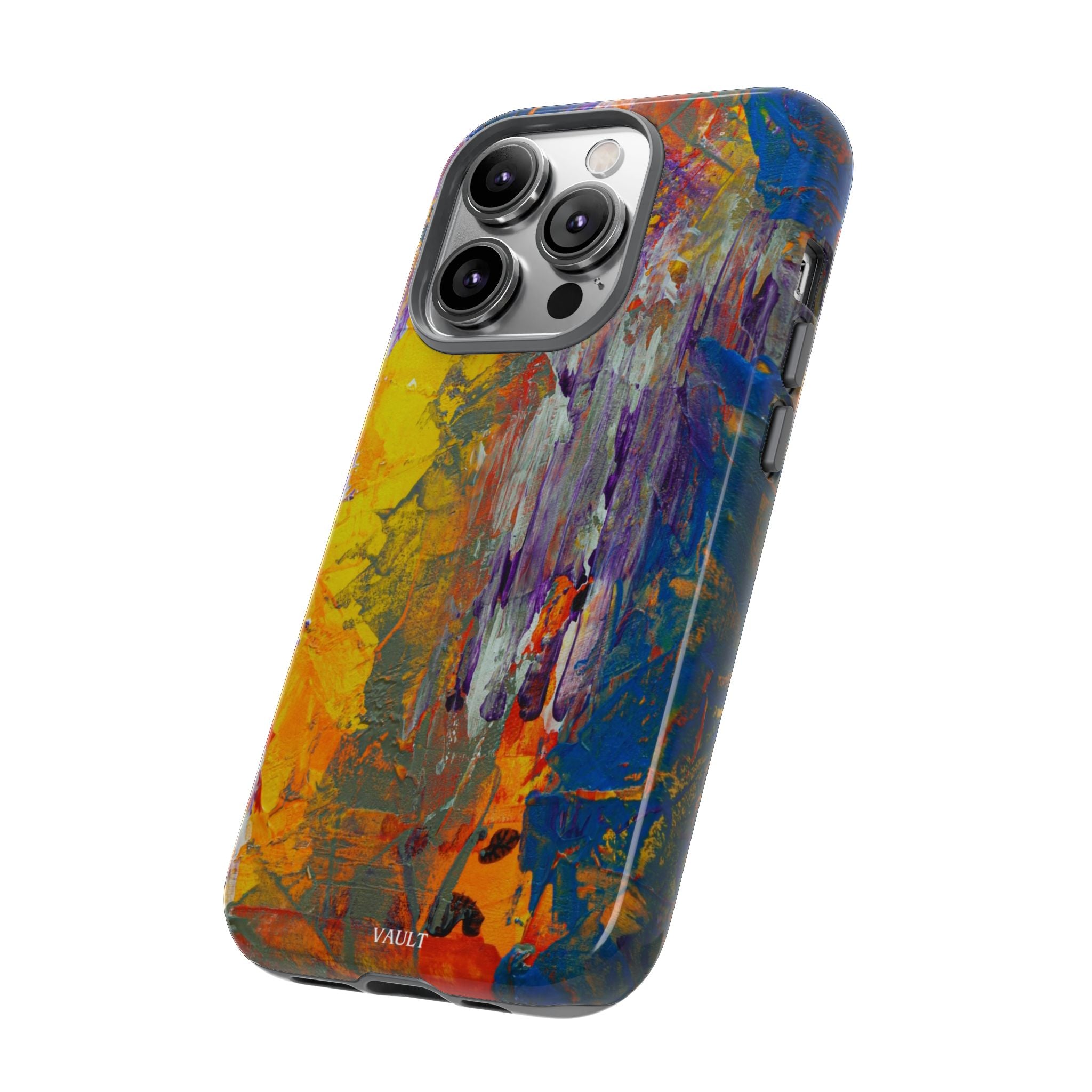 Abstract Color Splash Phone Case — Vibrant Artistic Protective Cover