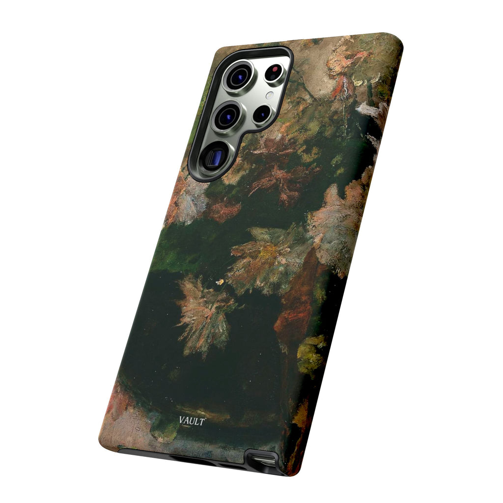 Floral Painterly Tough Phone Case — Vintage Autumn Leaves Phone Cover