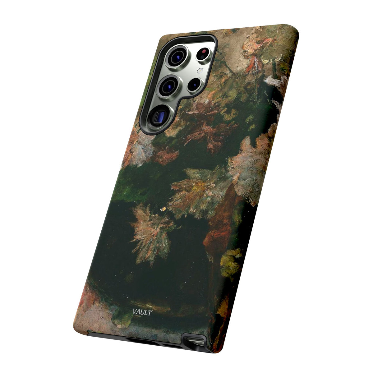 Floral Painterly Tough Phone Case — Vintage Autumn Leaves Phone Cover