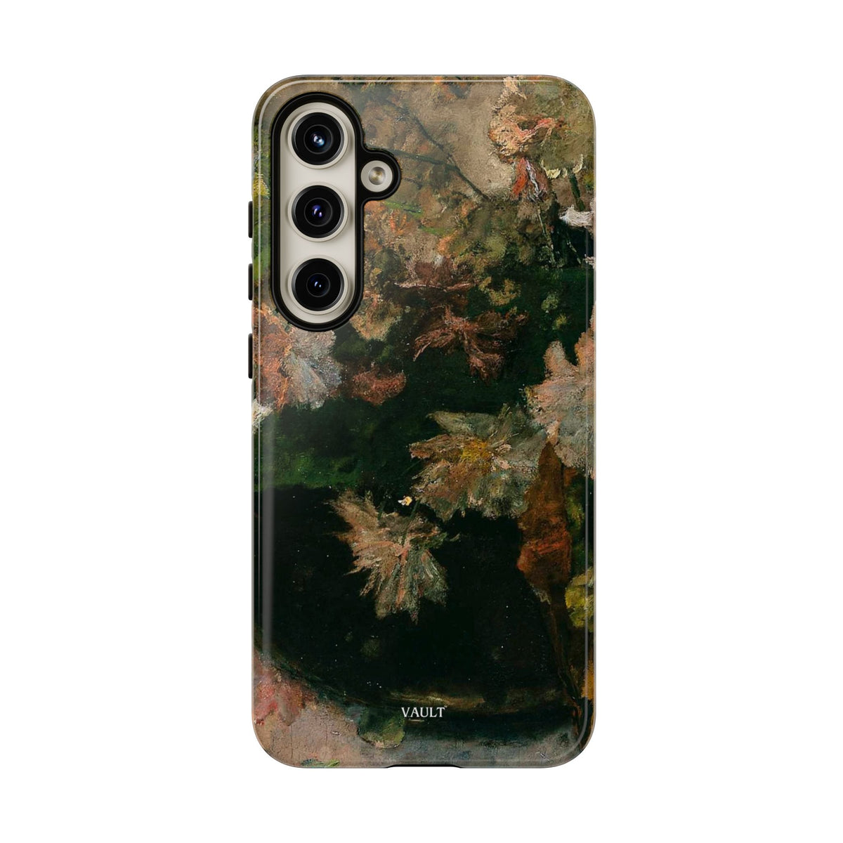 Floral Painterly Tough Phone Case — Vintage Autumn Leaves Phone Cover