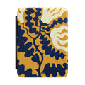 Kindle Case – Abstract Botanical Navy & Mustard Floral Sleeve