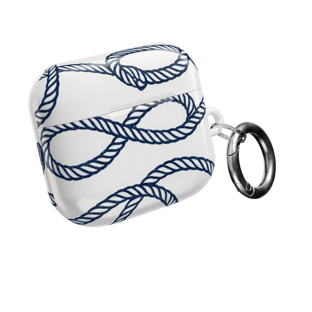 Nautical Rope AirPod Case – Blue Sailor Knot Protective Cover