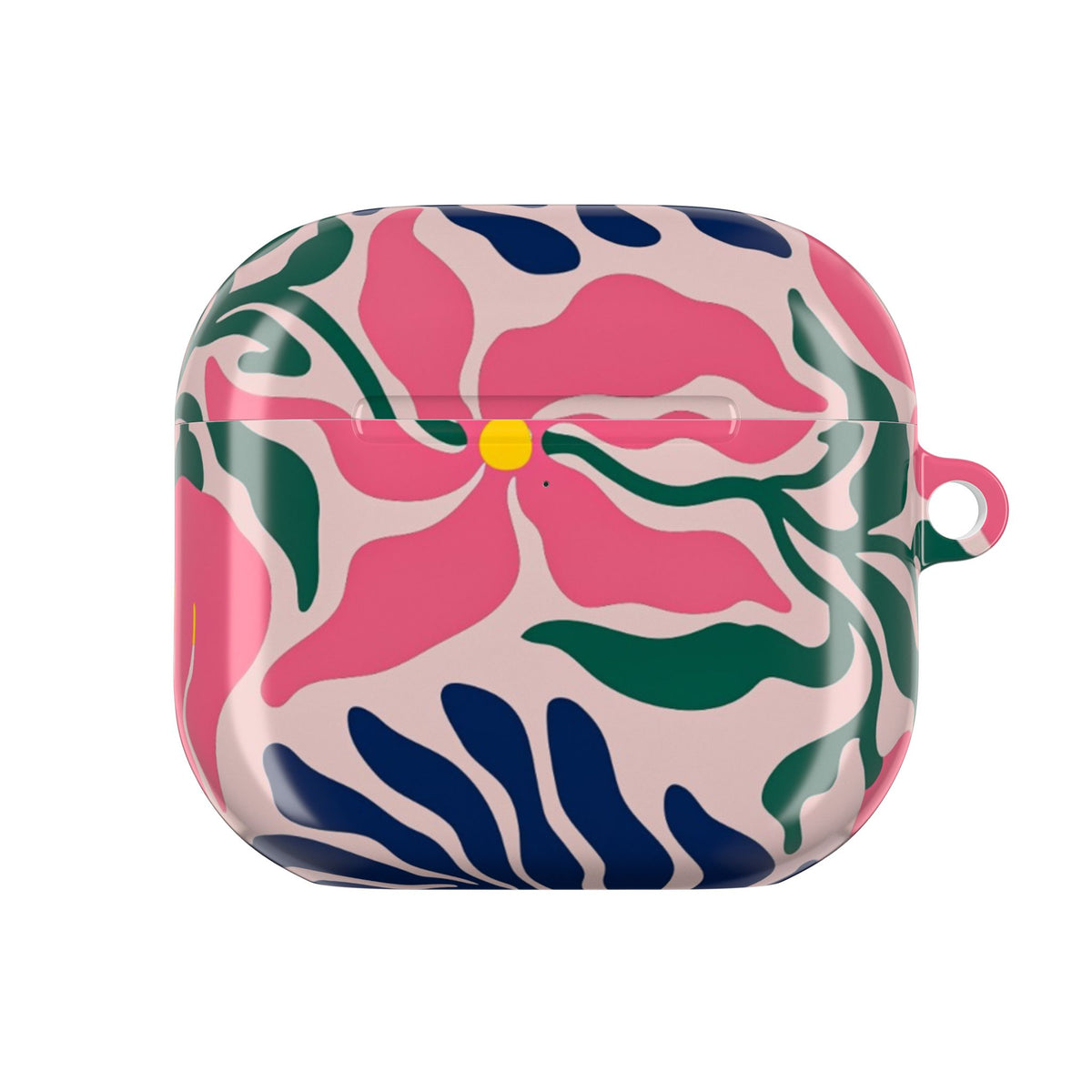 AirPod Case — Pink Floral Swirl Protective Cover
