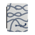 Nautical Rope Kindle Case — Blue Rope Pattern Protective E-Reader Cover