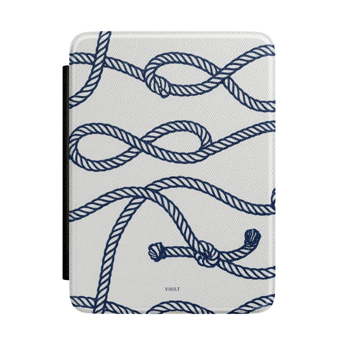 Nautical Rope Kindle Case — Blue Rope Pattern Protective E-Reader Cover
