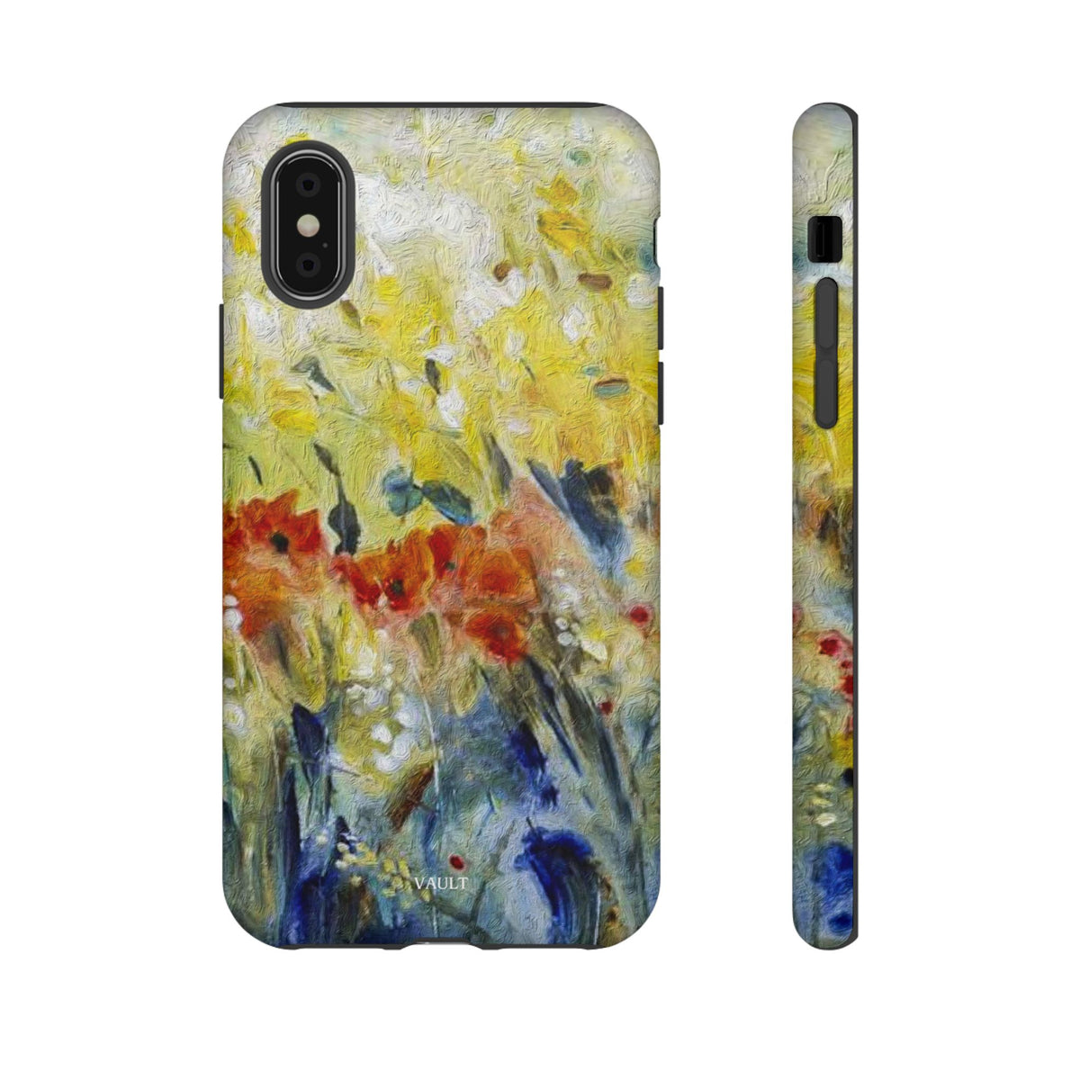 Floral Watercolor Phone Case — Yellow Garden Tough Cases
