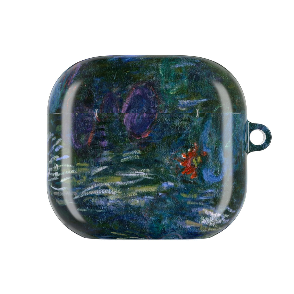 AirPods Case — Impressionist Water Lily Art Protective Cover