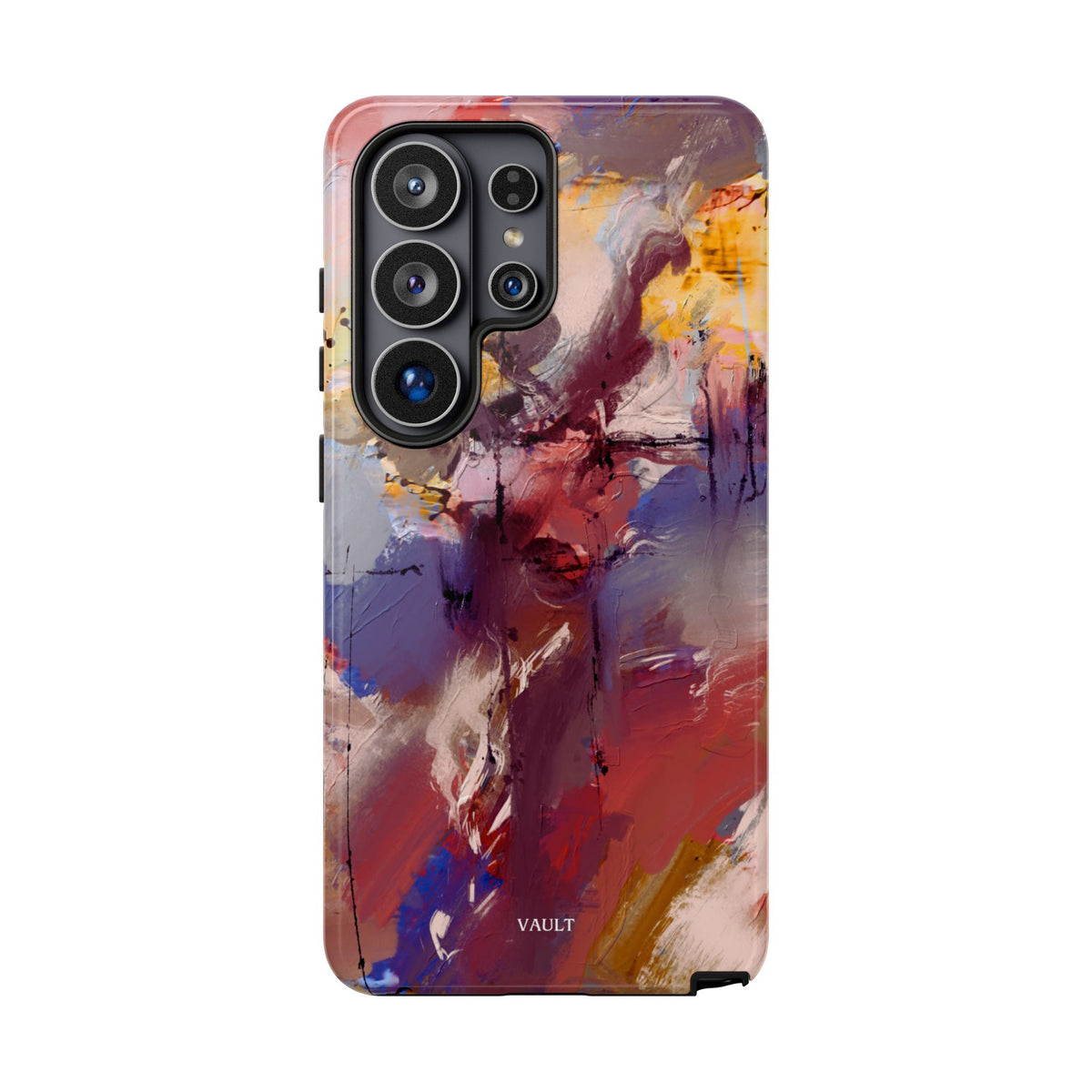 Abstract Brushstroke Tough Phone Case — Colorful Protective iPhone Cover