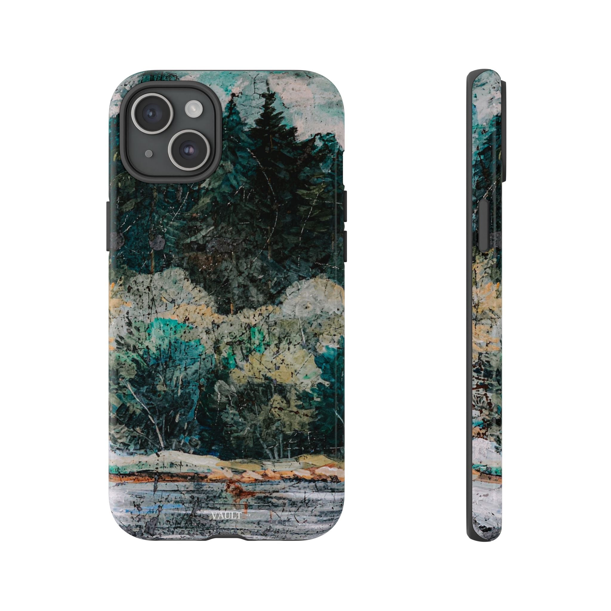 Phone Case - Moody Forest Landscape Protective Tough Case