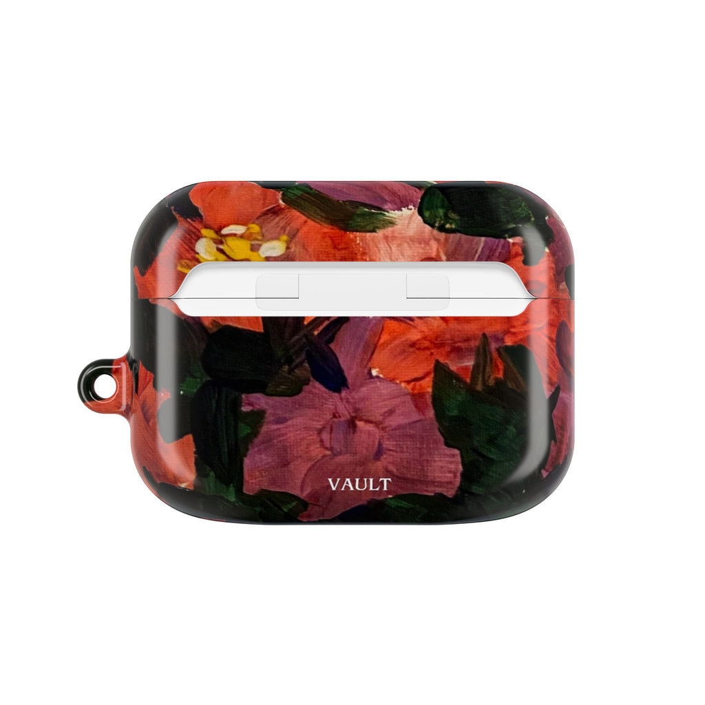 Floral Red Bloom AirPod Case