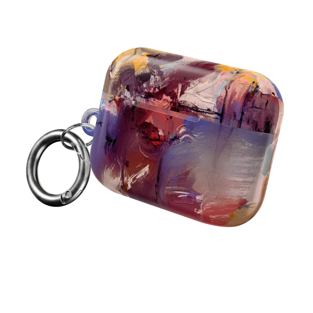 Abstract Paint Splash AirPod Case — Colorful Artistic Protective Cover