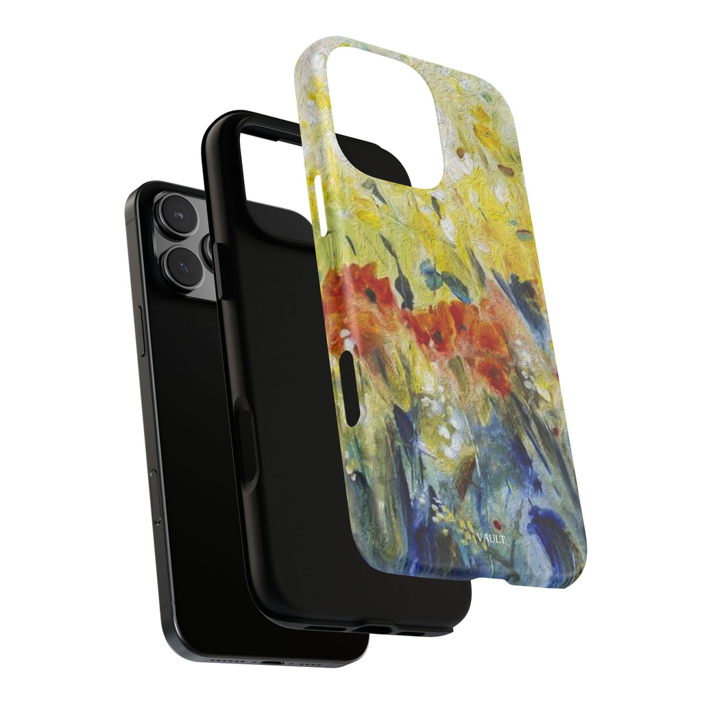 Floral Watercolor Phone Case — Yellow Garden Tough Cases