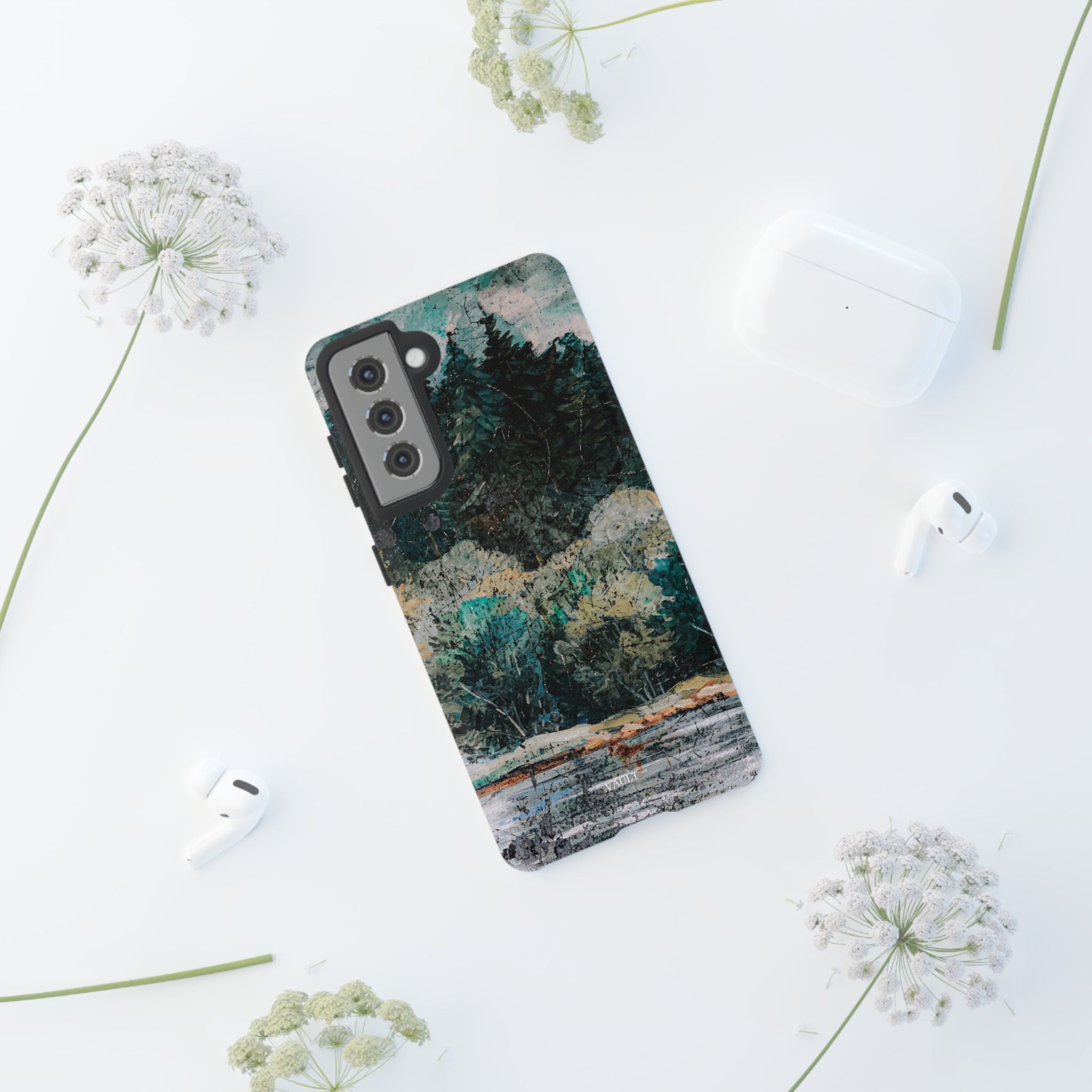 Phone Case - Moody Forest Landscape Protective Tough Case
