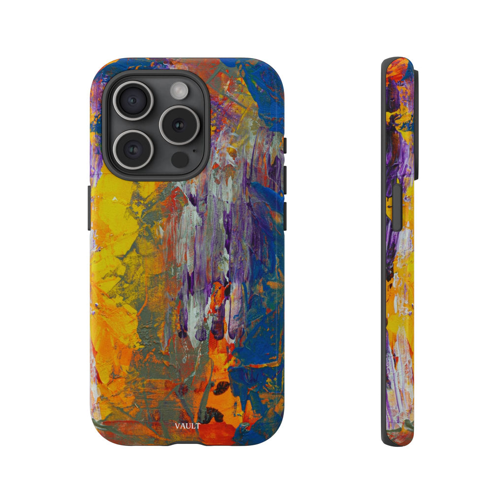 Abstract Color Splash Phone Case — Vibrant Artistic Protective Cover