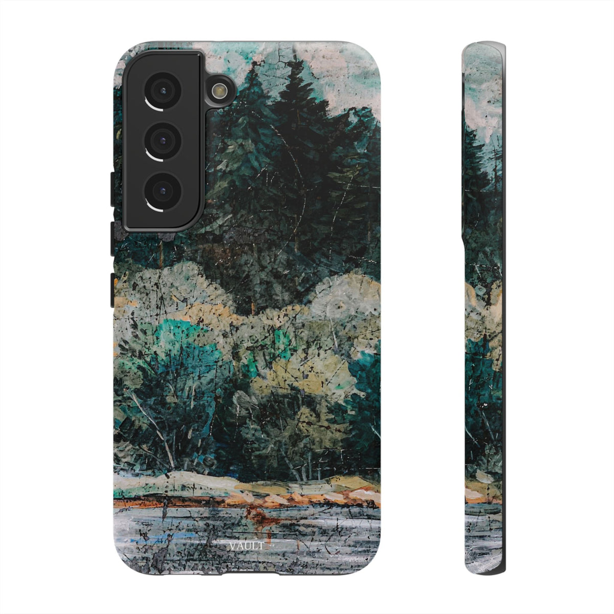 Phone Case - Moody Forest Landscape Protective Tough Case