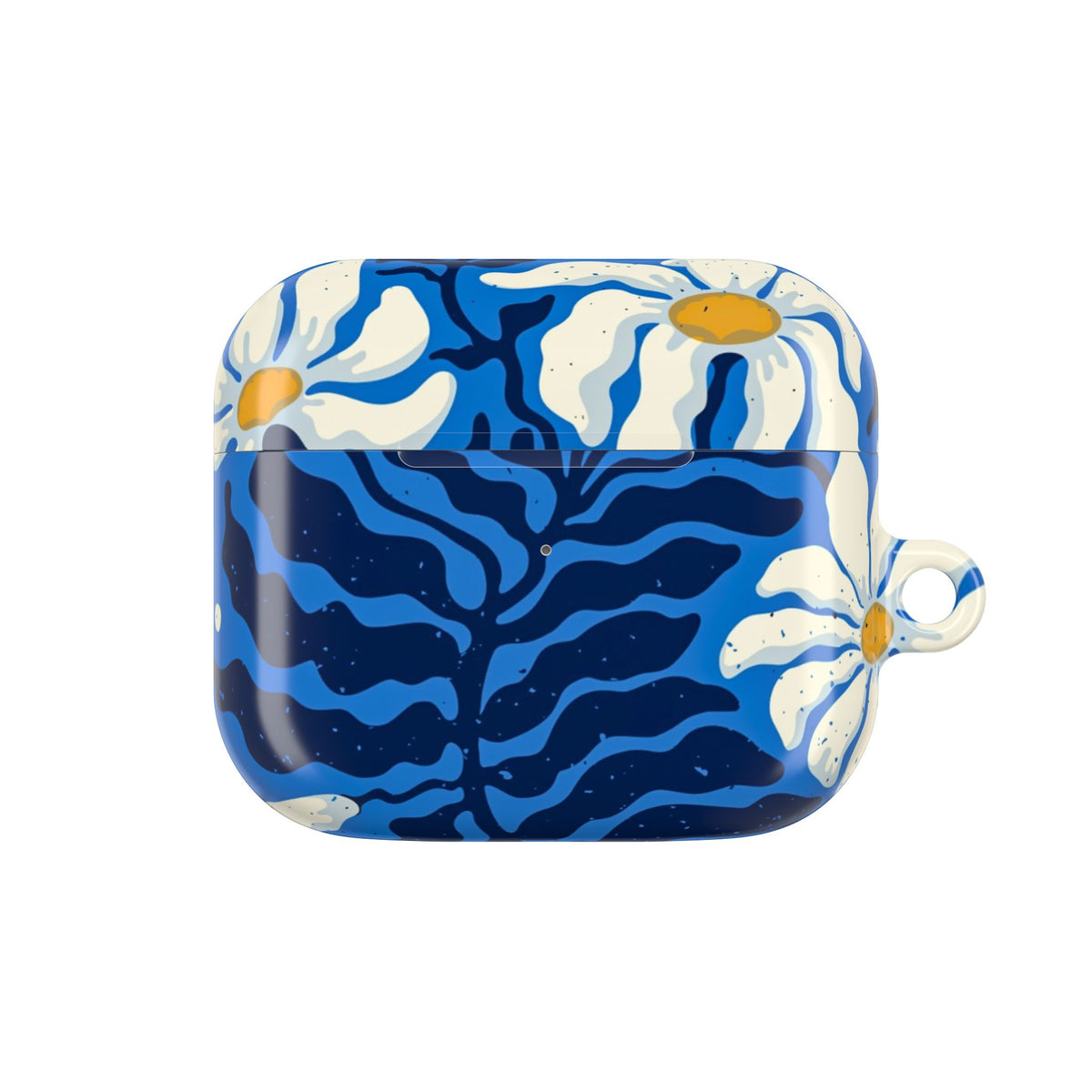 Blue Floral Daisy AirPod Case