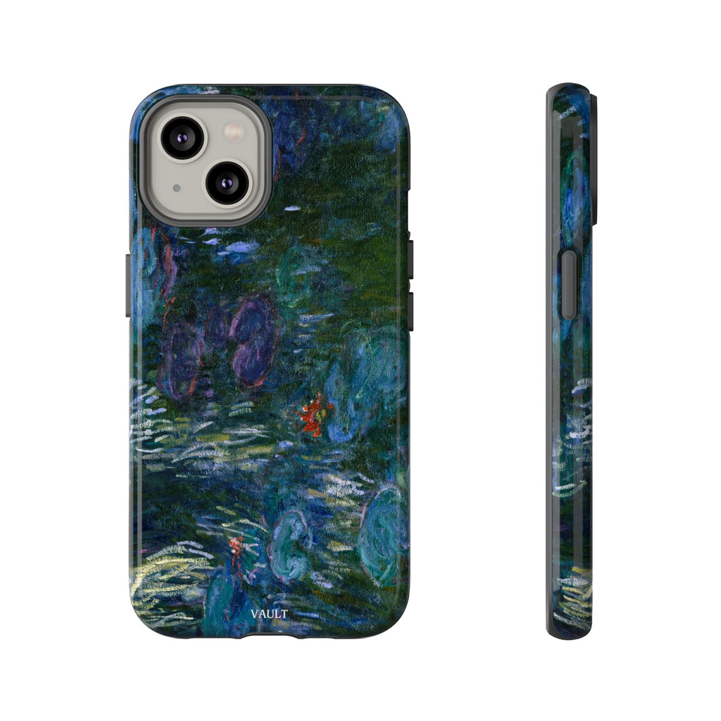 Water Lilies Tough Phone Case — Impressionist Art Protective Cover