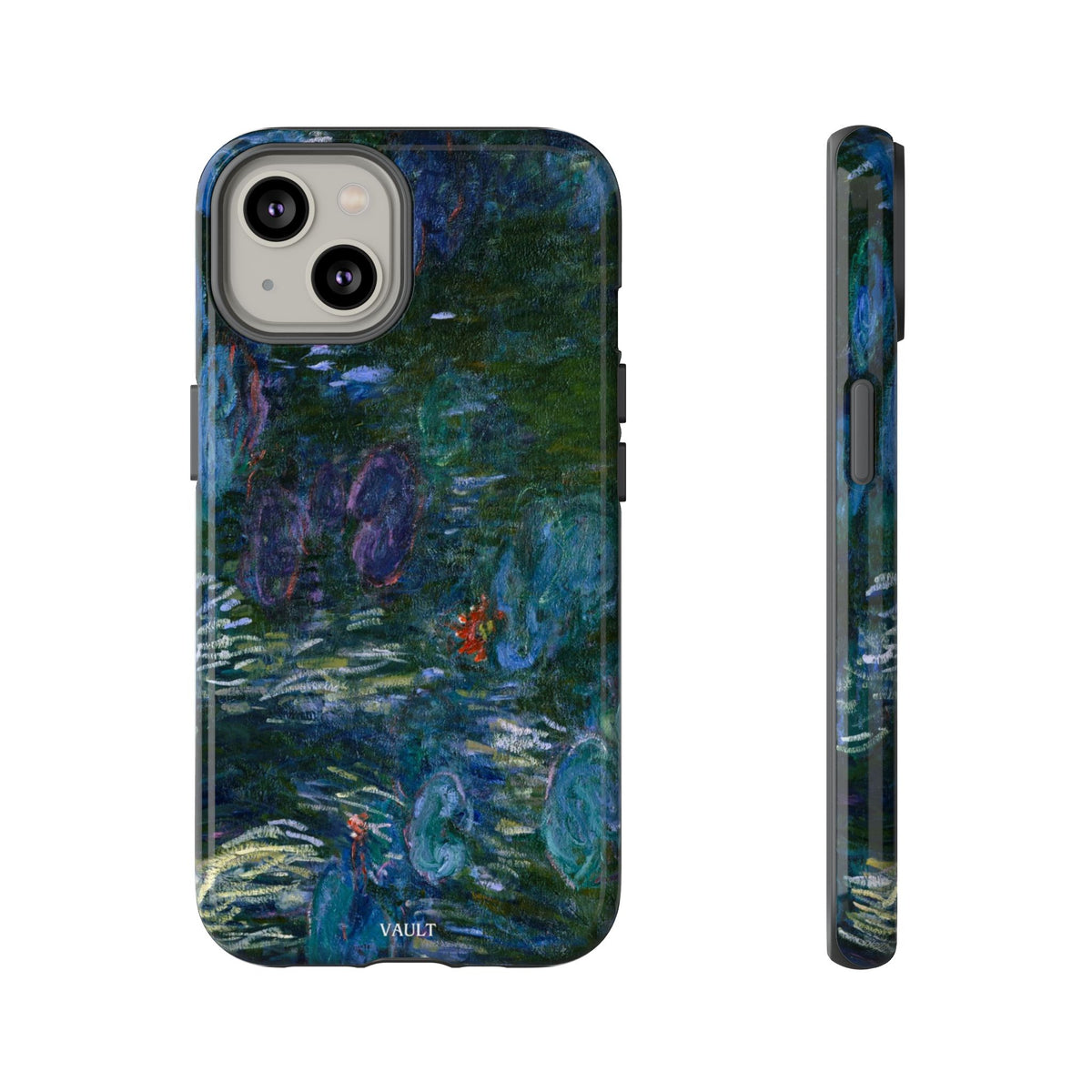 Water Lilies Tough Phone Case — Impressionist Art Protective Cover