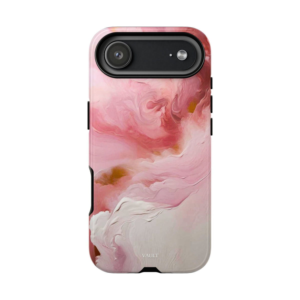 Pink Marble Tough Phone Case — Protective Artistic Phone Cover