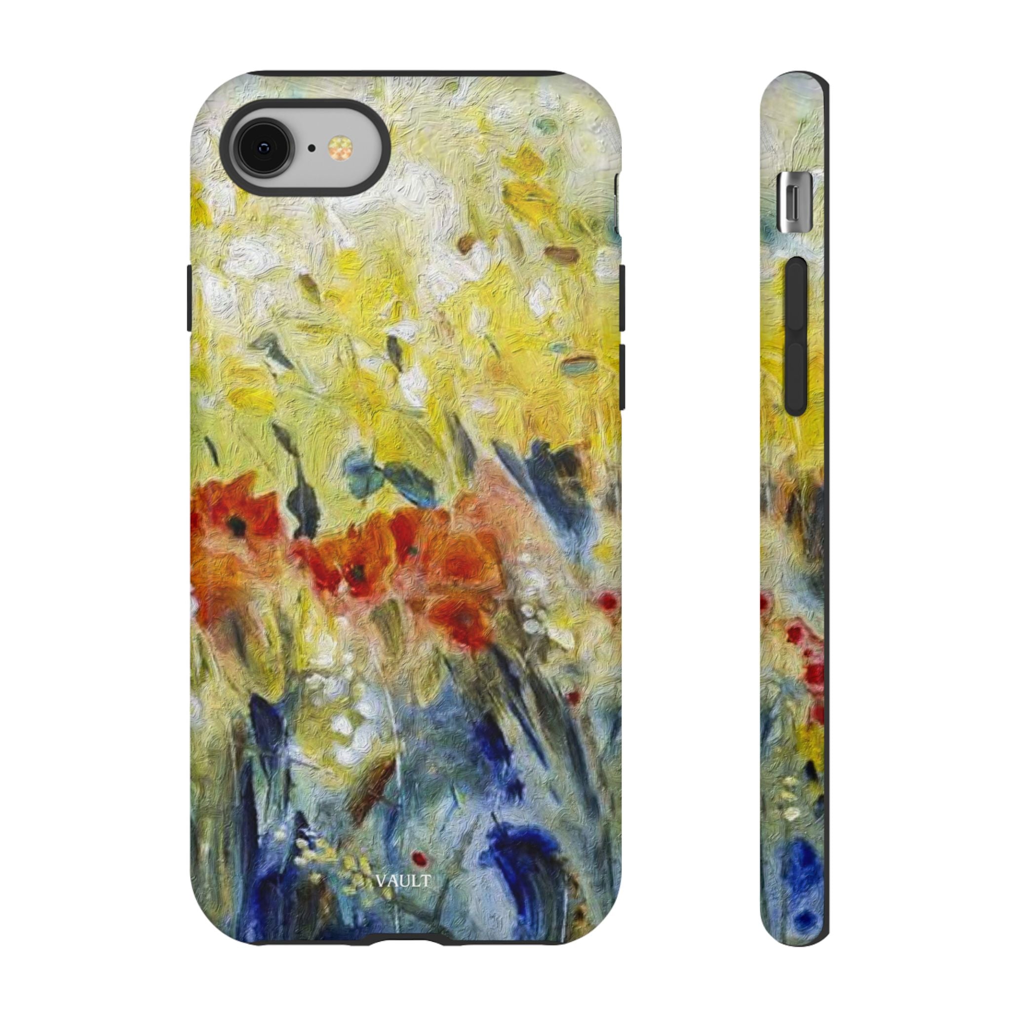 Floral Watercolor Phone Case — Yellow Garden Tough Cases