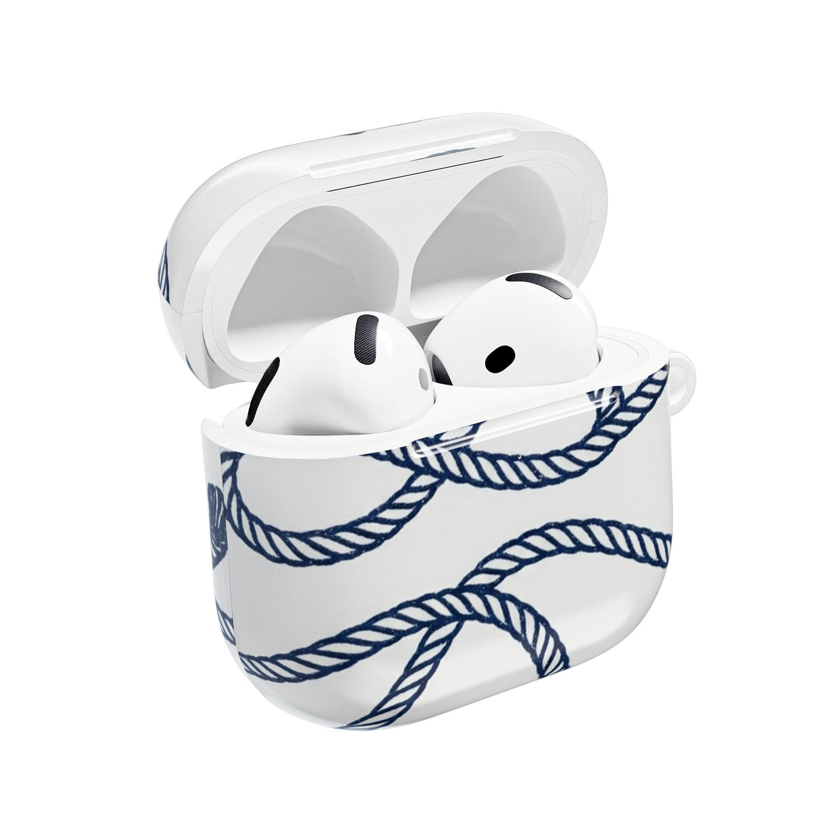 Nautical Rope AirPod Case – Blue Sailor Knot Protective Cover