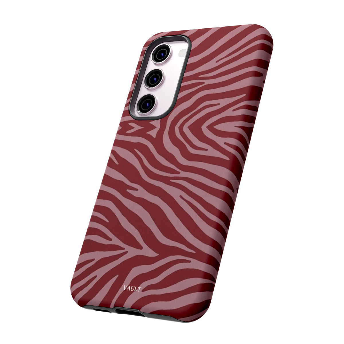 Red Zebra Print Tough Phone Case
