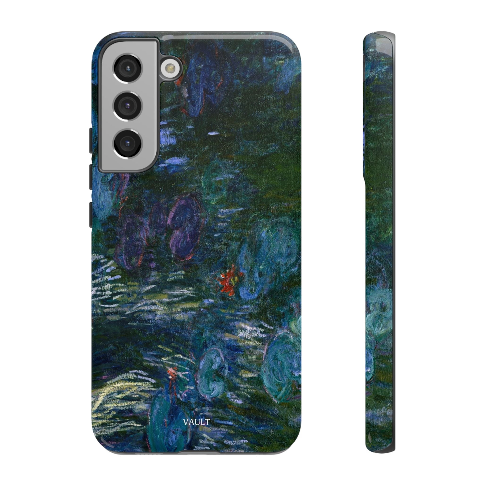 Water Lilies Tough Phone Case — Impressionist Art Protective Cover
