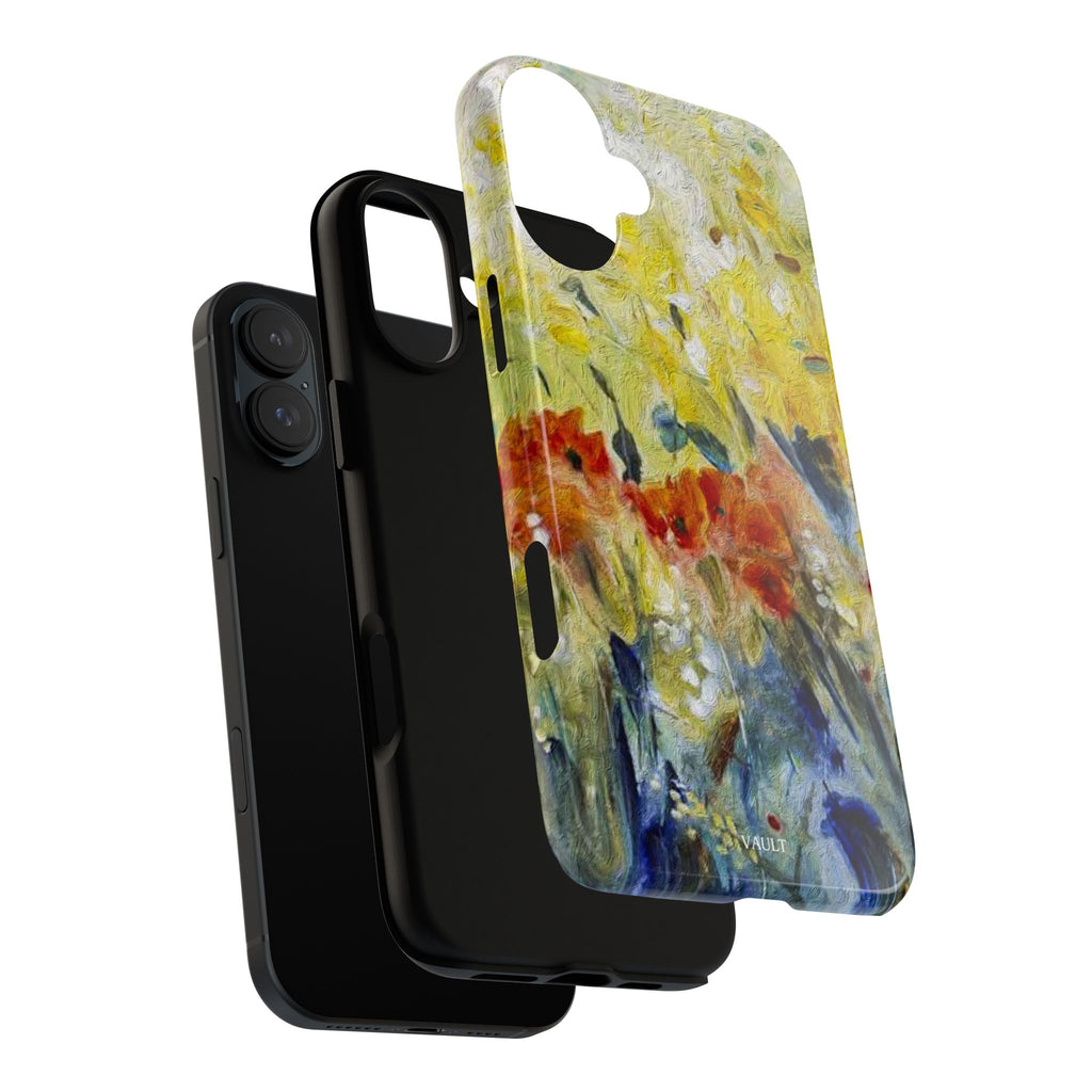 Floral Watercolor Phone Case — Yellow Garden Tough Cases