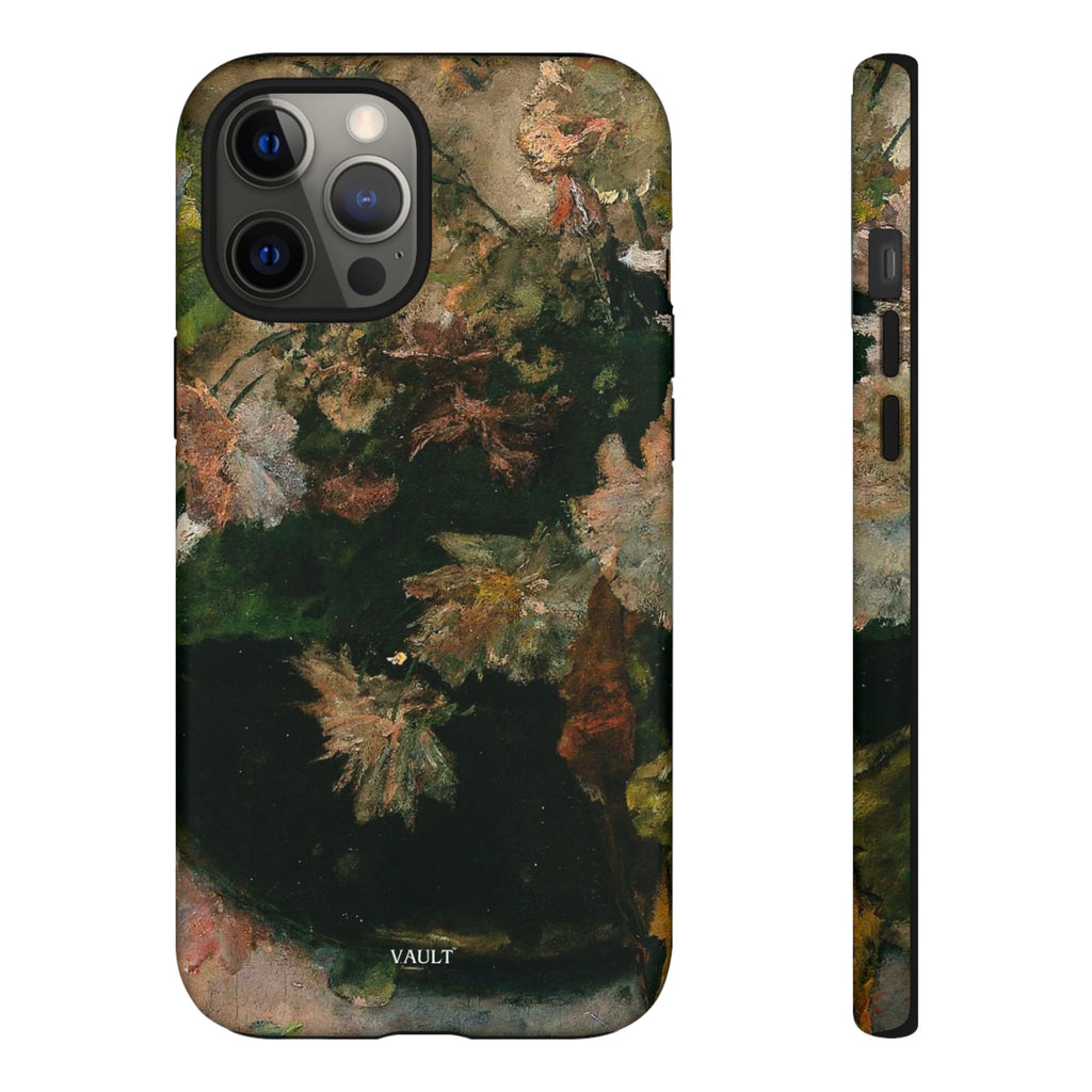 Floral Painterly Tough Phone Case — Vintage Autumn Leaves Phone Cover